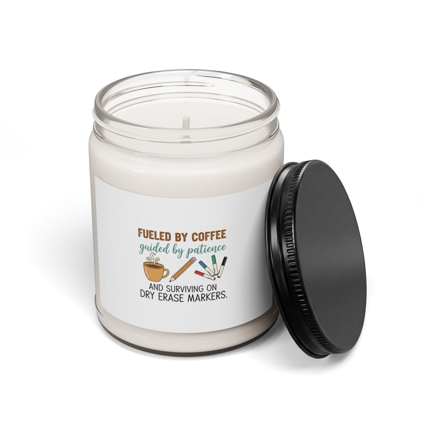 Fueled by Coffee Teacher Candle | Teacher Appreciation Gifts, Teacher Life