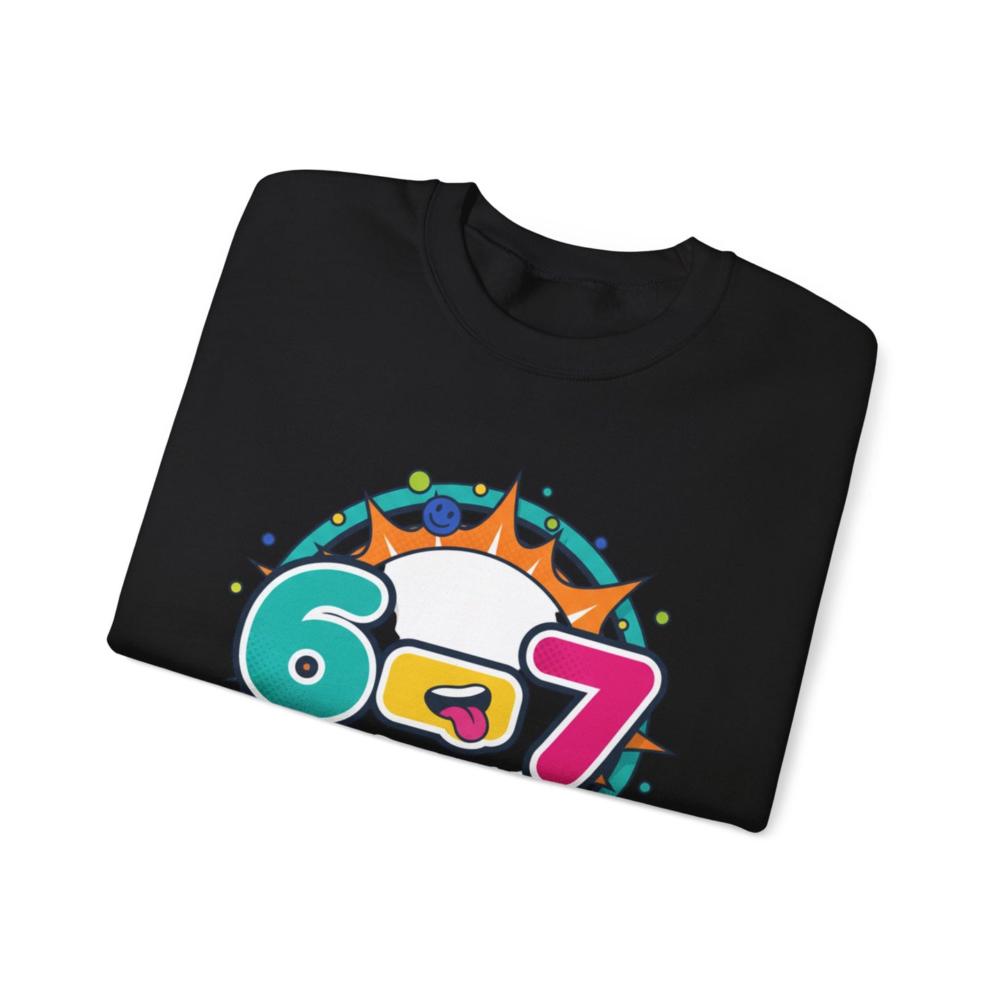 67 minimalist number sweatshirt | 67 shirt, absurdist humor, TikTok meme
