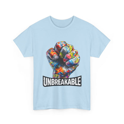 Unbreakable Fist T-Shirt — Colorful Graffiti Power Tee