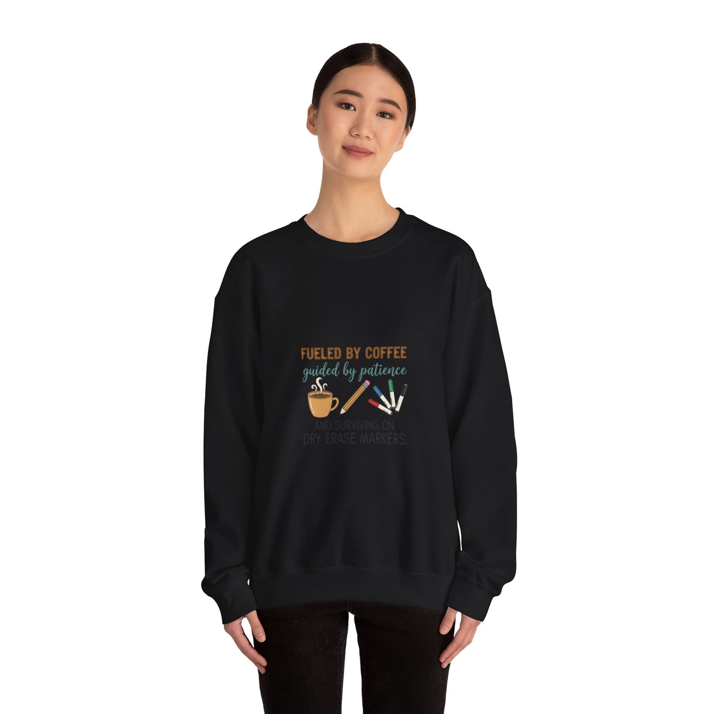 Fueled by Coffee Teacher Sweatshirt | teacher appreciation gifts, teacher life