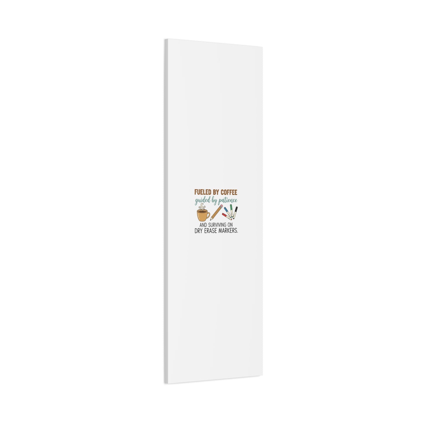 Fueled by Coffee Teacher Canvas | Teacher Appreciation, Classroom Decor