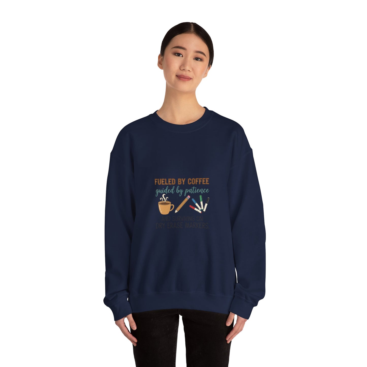 Fueled by Coffee Teacher Sweatshirt | teacher appreciation gifts, teacher life