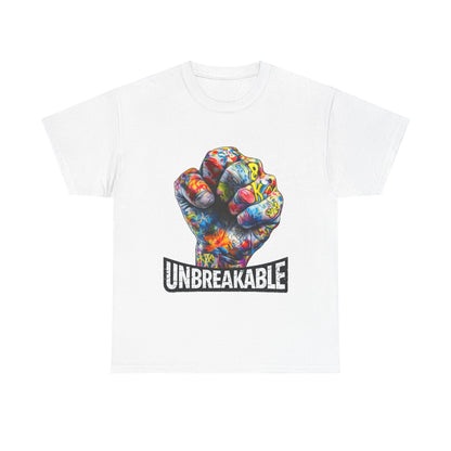 Unbreakable Fist T-Shirt — Colorful Graffiti Power Tee