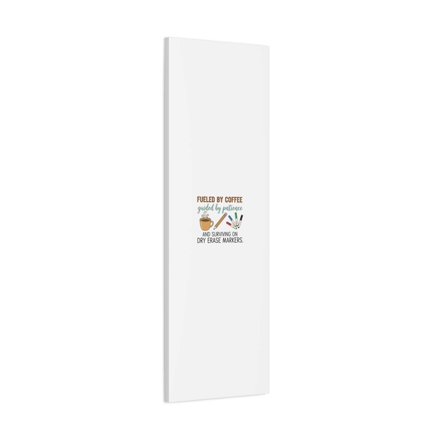 Fueled by Coffee Teacher Canvas | Teacher Appreciation, Classroom Decor