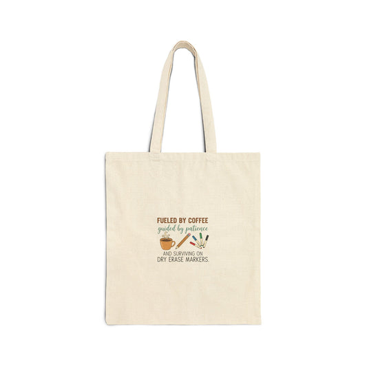 Fueled by Coffee Teacher Tote Bag | Teacher Appreciation, Teacher Life