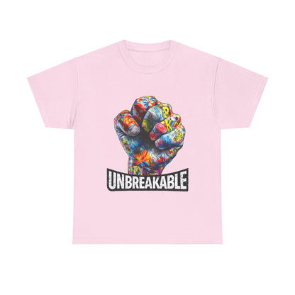 Unbreakable Fist T-Shirt — Colorful Graffiti Power Tee