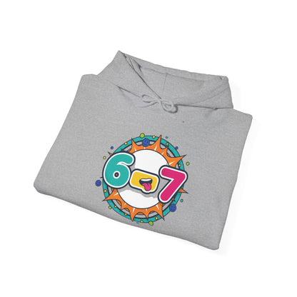 67 Minimalist Number Hoodie | 67 shirt, absurdist humor, TikTok meme