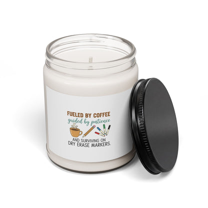 Fueled by Coffee Teacher Candle | Teacher Appreciation Gifts, Teacher Life