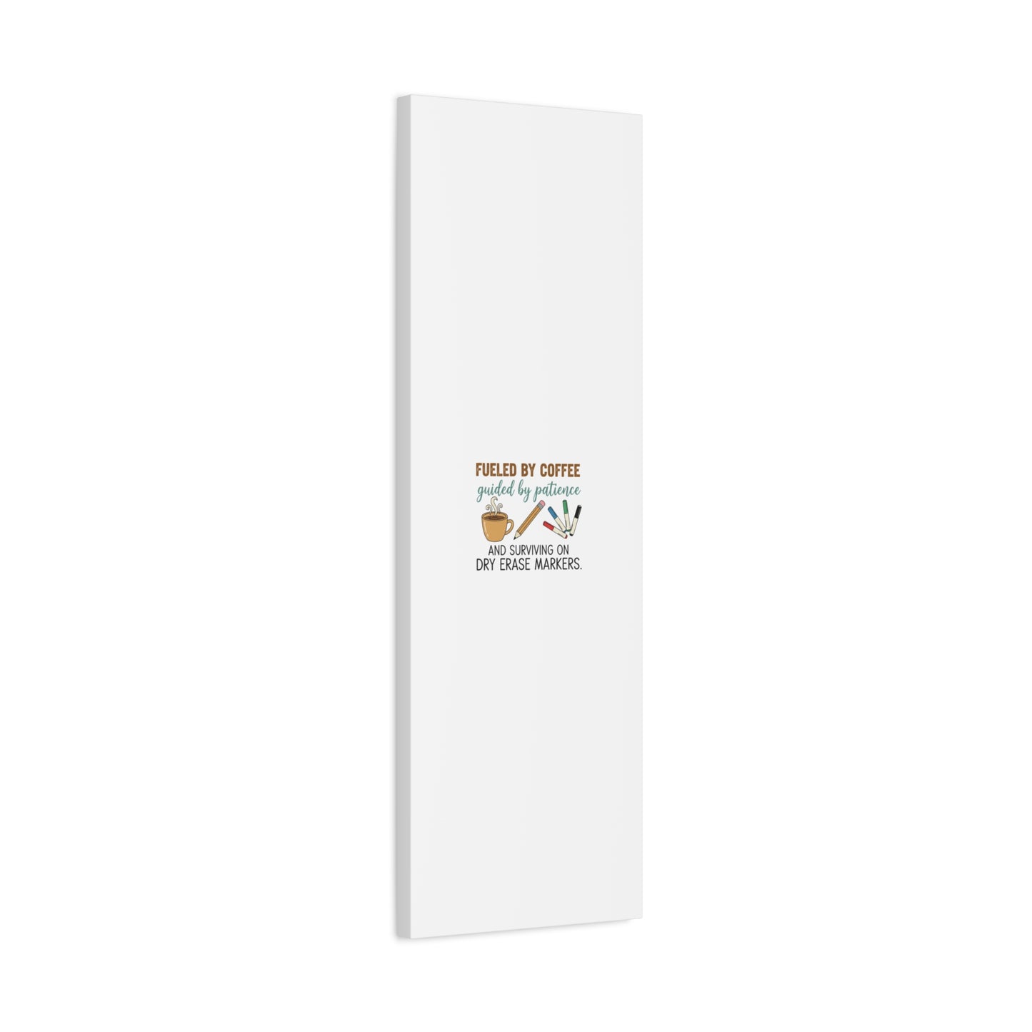 Fueled by Coffee Teacher Canvas | Teacher Appreciation, Classroom Decor