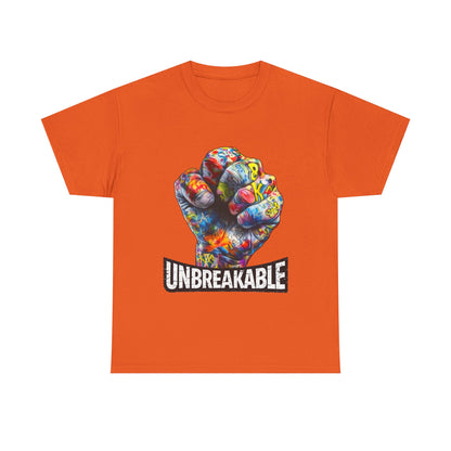 Unbreakable Fist T-Shirt — Colorful Graffiti Power Tee