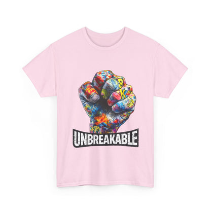 Unbreakable Fist T-Shirt — Colorful Graffiti Power Tee