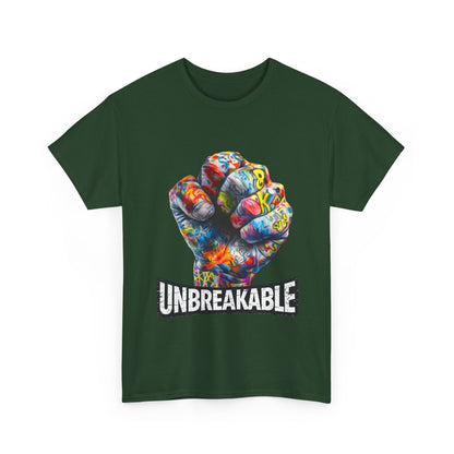 Unbreakable Fist T-Shirt — Colorful Graffiti Power Tee