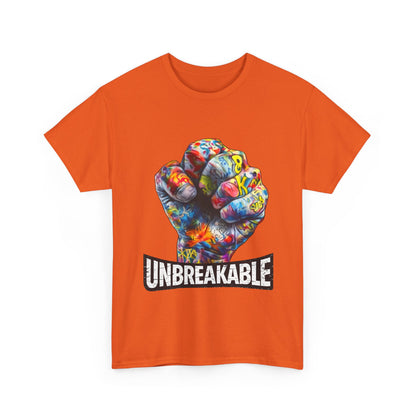 Unbreakable Fist T-Shirt — Colorful Graffiti Power Tee