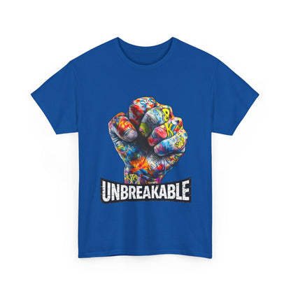 Unbreakable Fist T-Shirt — Colorful Graffiti Power Tee