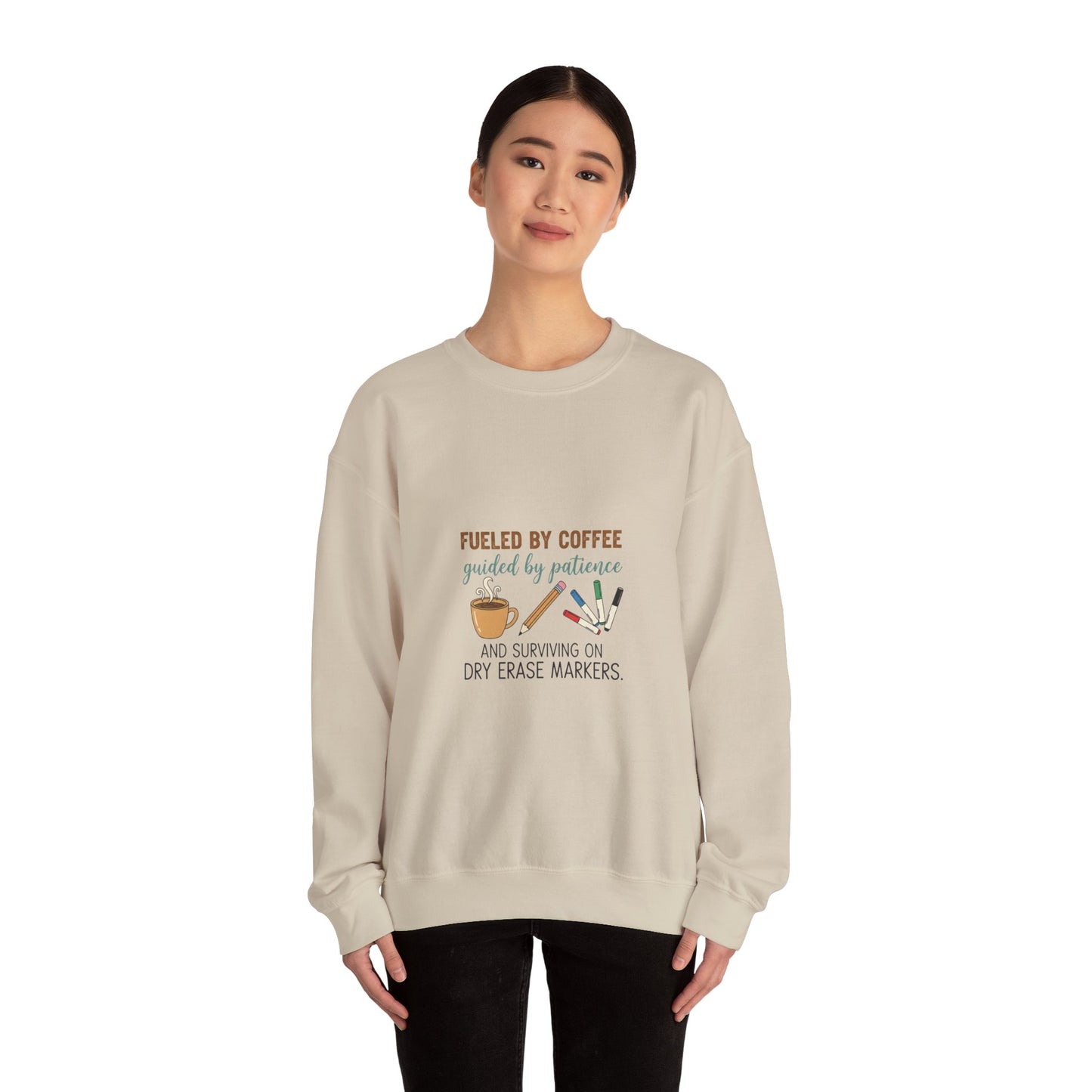 Fueled by Coffee Teacher Sweatshirt | teacher appreciation gifts, teacher life