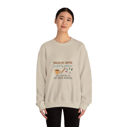 Fueled by Coffee Teacher Sweatshirt | teacher appreciation gifts, teacher life