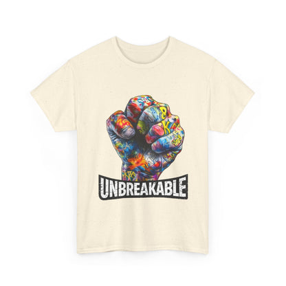 Unbreakable Fist T-Shirt — Colorful Graffiti Power Tee