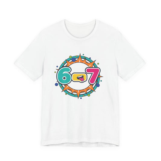 67 Shirt, Random Number Meme Tee | Absurdist Humor, Minimalist Type