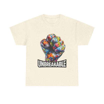 Unbreakable Fist T-Shirt — Colorful Graffiti Power Tee