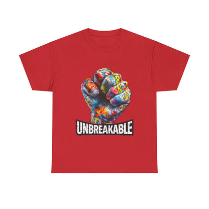 Unbreakable Fist T-Shirt — Colorful Graffiti Power Tee