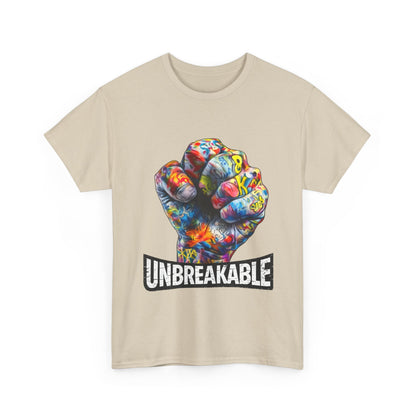 Unbreakable Fist T-Shirt — Colorful Graffiti Power Tee