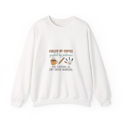 Fueled by Coffee Teacher Sweatshirt | teacher appreciation gifts, teacher life