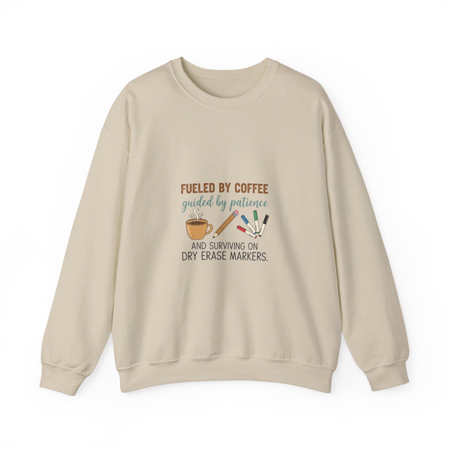 Fueled by Coffee Teacher Sweatshirt | teacher appreciation gifts, teacher life