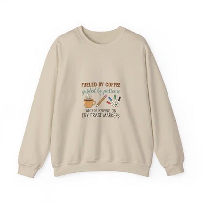 Fueled by Coffee Teacher Sweatshirt | teacher appreciation gifts, teacher life