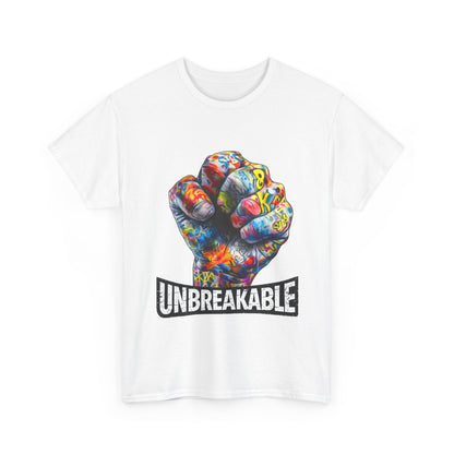 Unbreakable Fist T-Shirt — Colorful Graffiti Power Tee