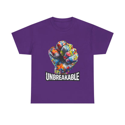 Unbreakable Fist T-Shirt — Colorful Graffiti Power Tee