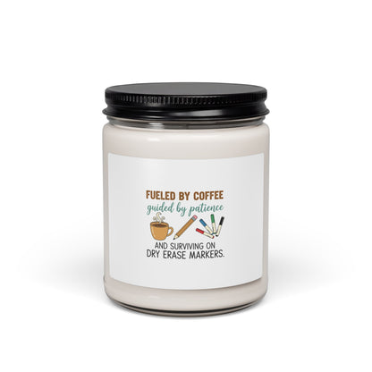 Fueled by Coffee Teacher Candle | Teacher Appreciation Gifts, Teacher Life