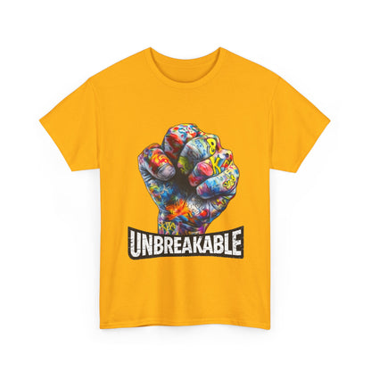 Unbreakable Fist T-Shirt — Colorful Graffiti Power Tee