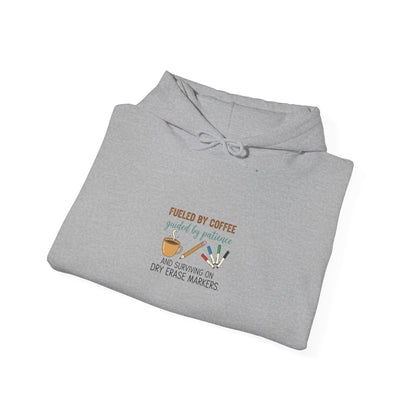 Fueled by Coffee Teacher Hoodie | teacher appreciation gifts, teacher life