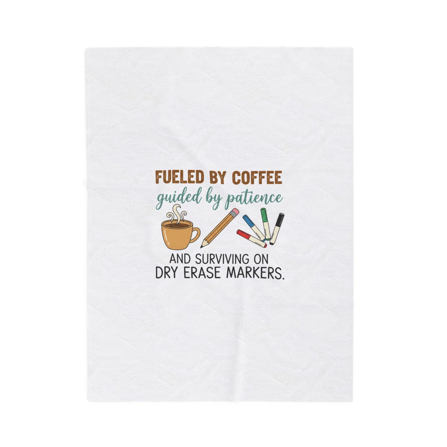 Fueled by Coffee Teacher Blanket | Teacher Appreciation, Teacher Life