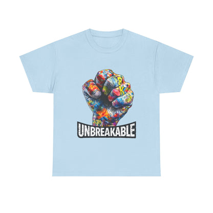 Unbreakable Fist T-Shirt — Colorful Graffiti Power Tee