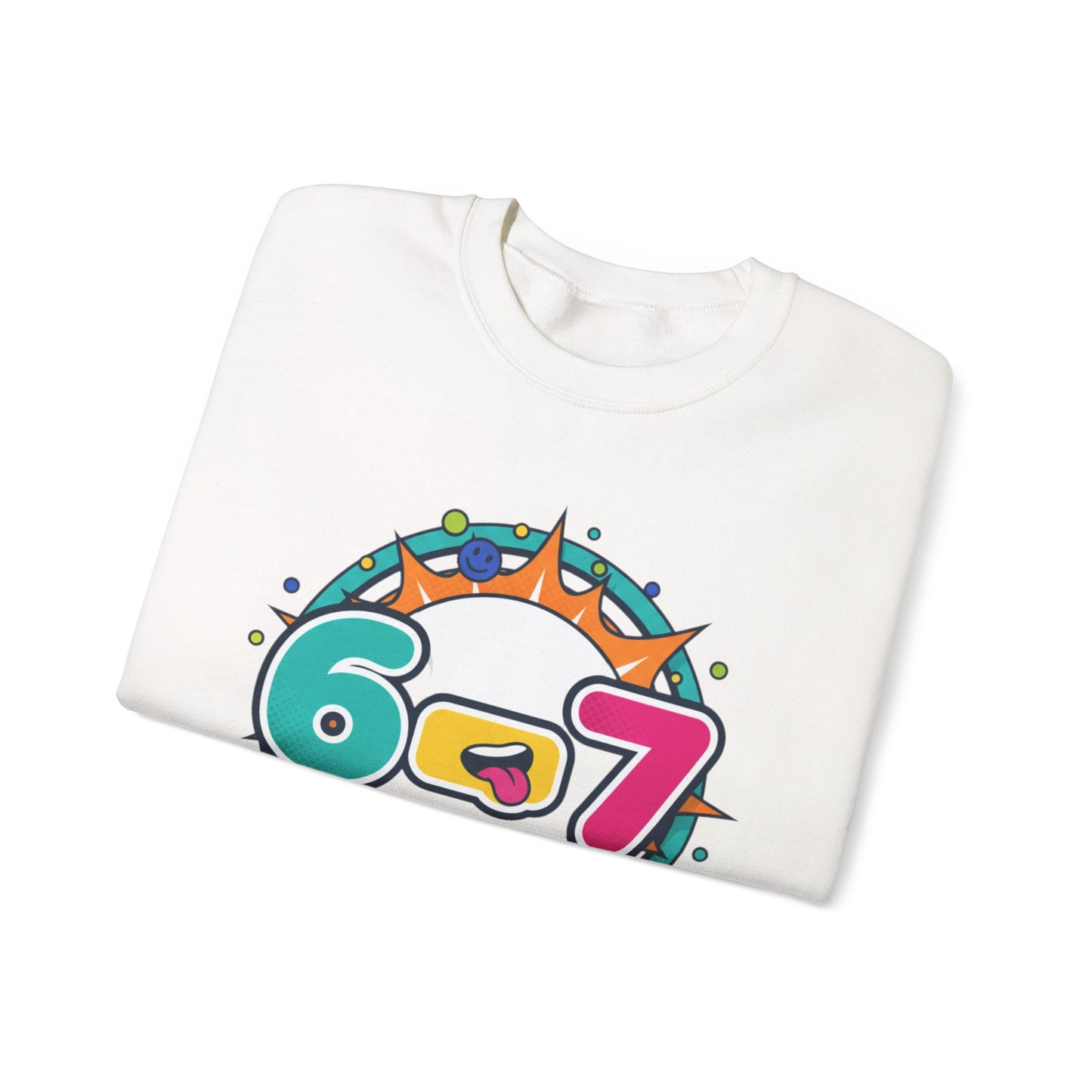 67 minimalist number sweatshirt | 67 shirt, absurdist humor, TikTok meme