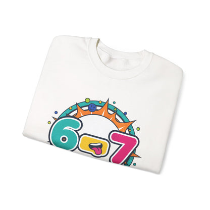 67 minimalist number sweatshirt | 67 shirt, absurdist humor, TikTok meme