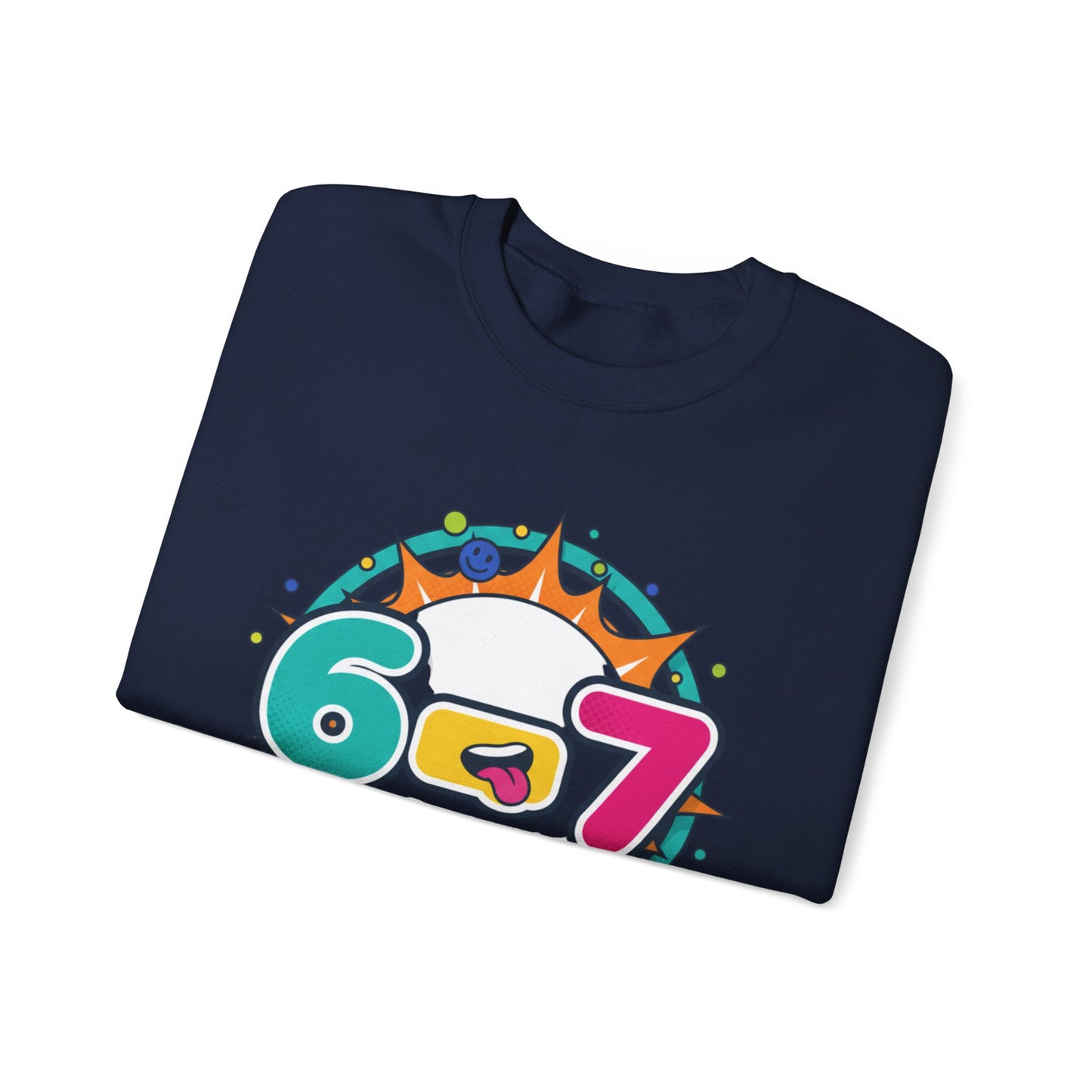67 minimalist number sweatshirt | 67 shirt, absurdist humor, TikTok meme