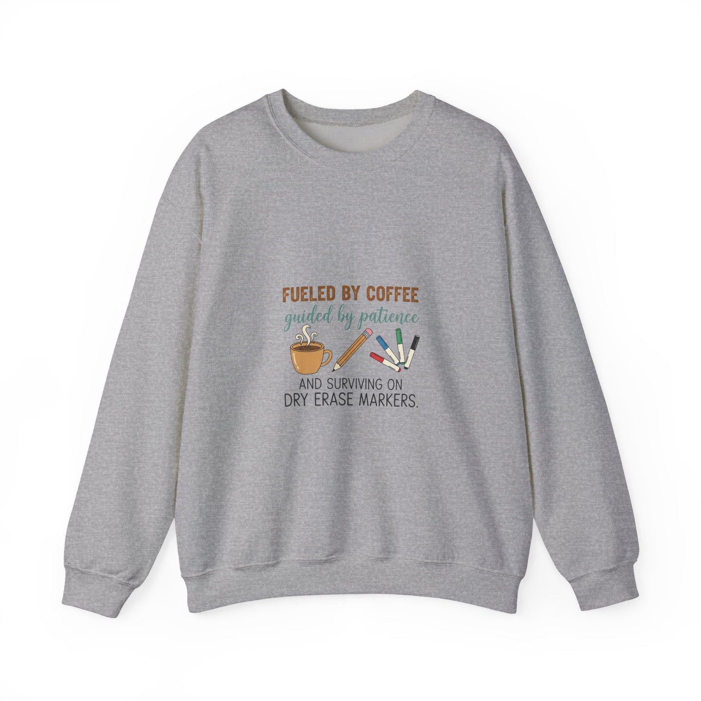 Fueled by Coffee Teacher Sweatshirt | teacher appreciation gifts, teacher life
