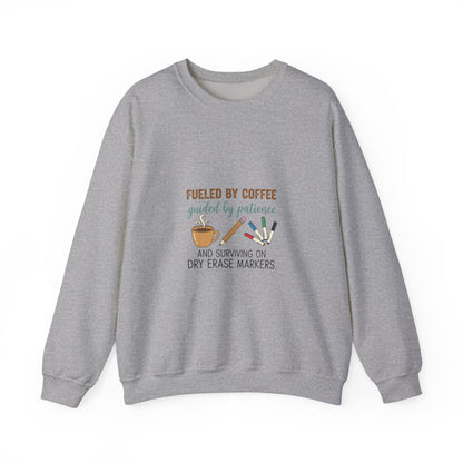 Fueled by Coffee Teacher Sweatshirt | teacher appreciation gifts, teacher life