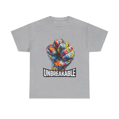 Unbreakable Fist T-Shirt — Colorful Graffiti Power Tee